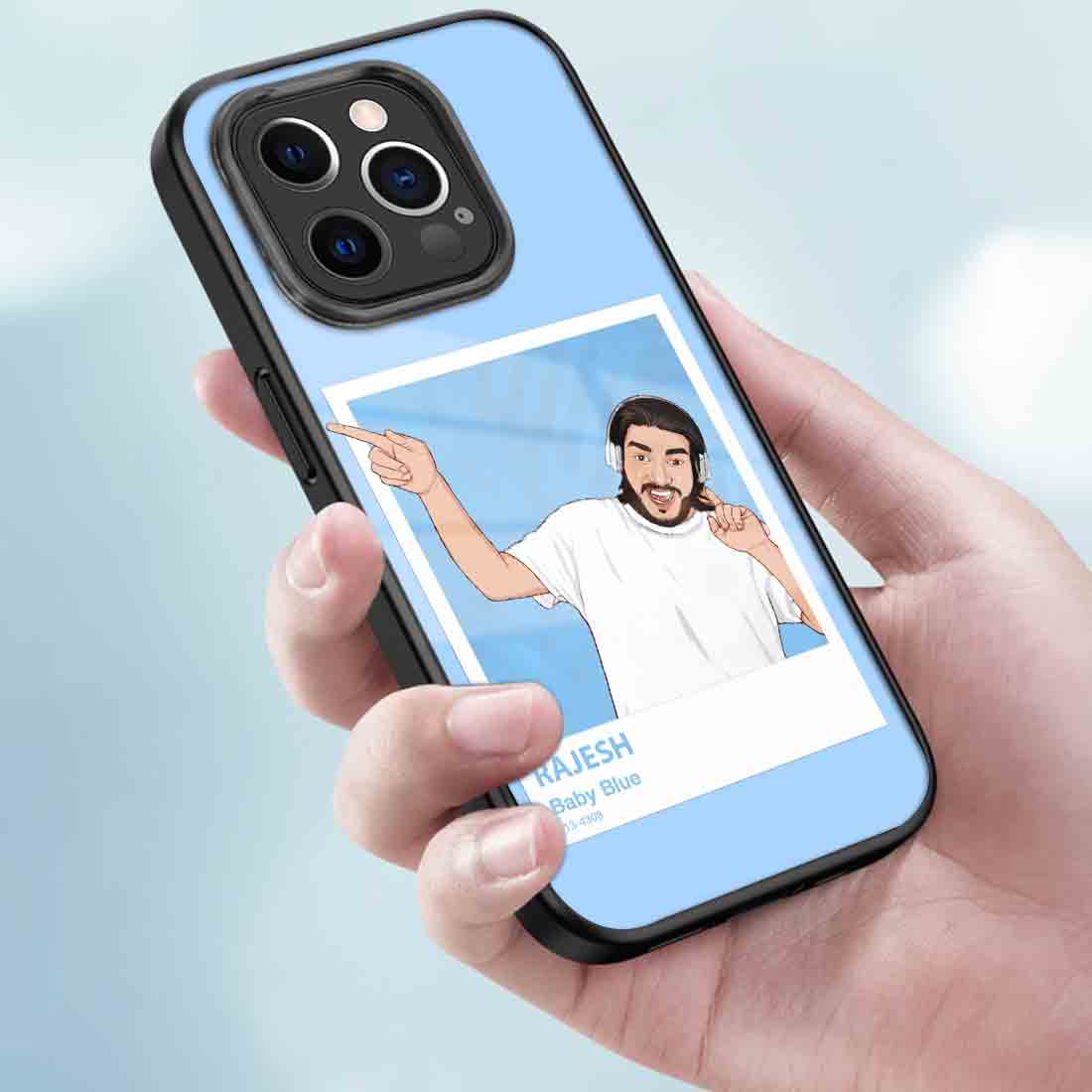 Custom Photo Case iPhone 13 pro Back Case With Image - Cartoonize Photo - Image 2