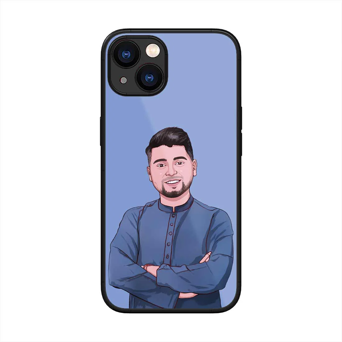 Custom Photo Print on Phone Case Design iPhone 13 Back Case with Image - Cartoonify From Photo - Image 2
