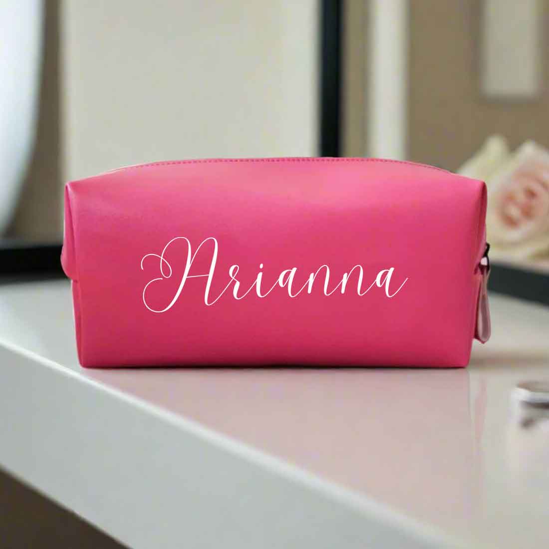 Custom Pouches with Name - Premium Leather Travel Pouch Organizer - Image 5