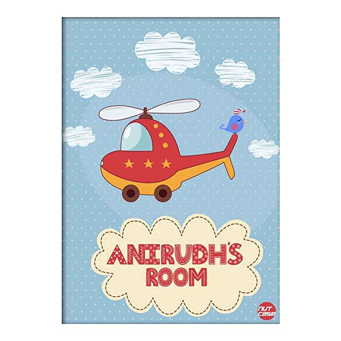 Customized Wall The Stickers for Bedroom Ideal for Gift - Cute Helicopter