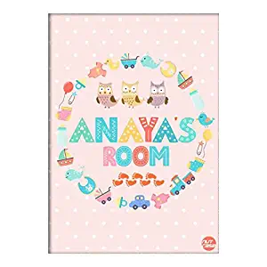 Custom Wall Stickers for Bedroom Decor - Colorful Doted Owl