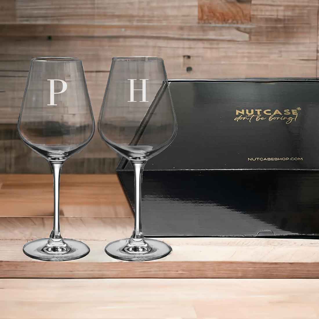 Custom Red Wine Glasses - Premium Wine Glass with Name Engraved - ADD INITIAL - Image 10