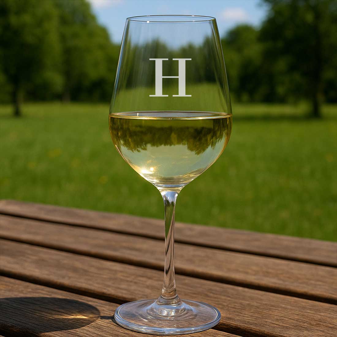 Custom Red Wine Glasses - Premium Wine Glass with Name Engraved - ADD INITIAL - Image 5