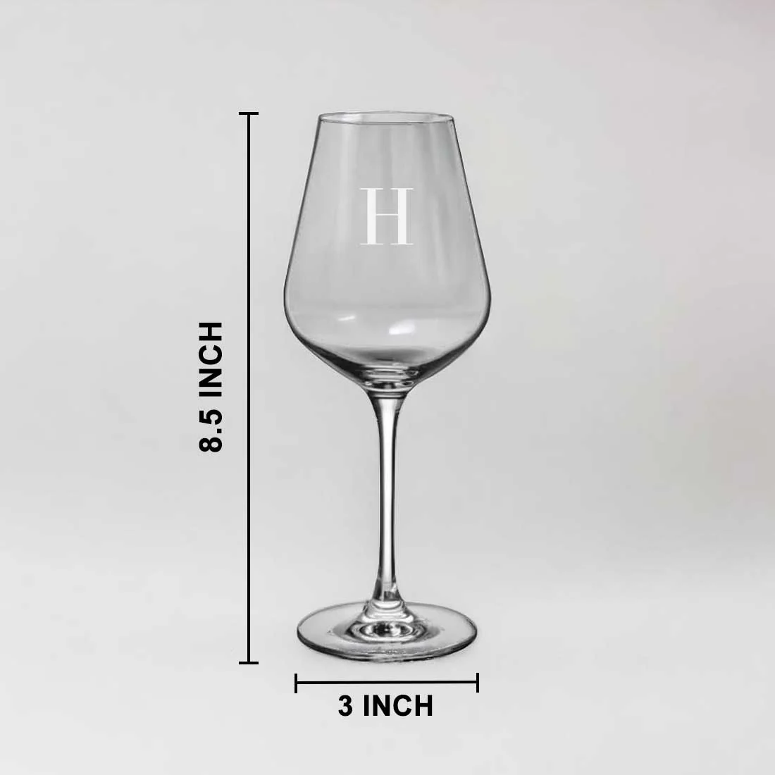 Custom Red Wine Glasses - Premium Wine Glass with Name Engraved - ADD INITIAL - Image 6