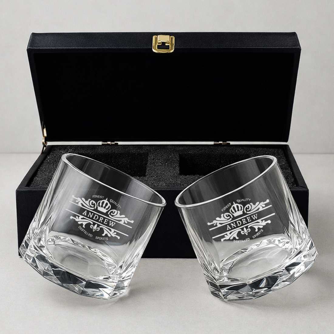 Custom Scotch Whiskey Glasses – Premium Engraved Diamond-Cut Whisky Glass, Gift for Men, Birthdays & Barware Lovers - Image 8
