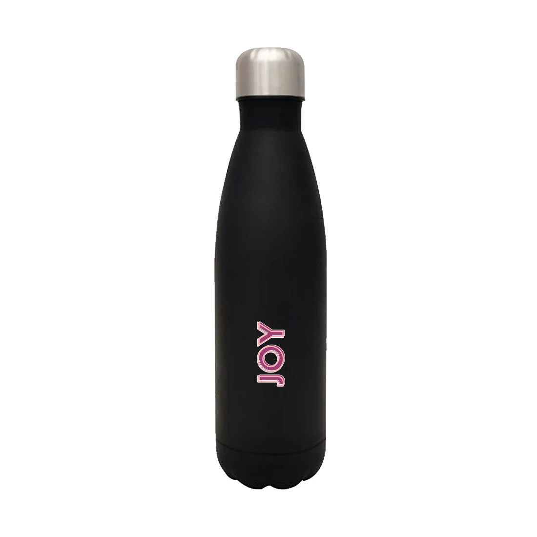 Custom Stainless Steel Water Bottle - Colored Name On Cola Shape Bottle 500ml - Set of 2 - Image 4