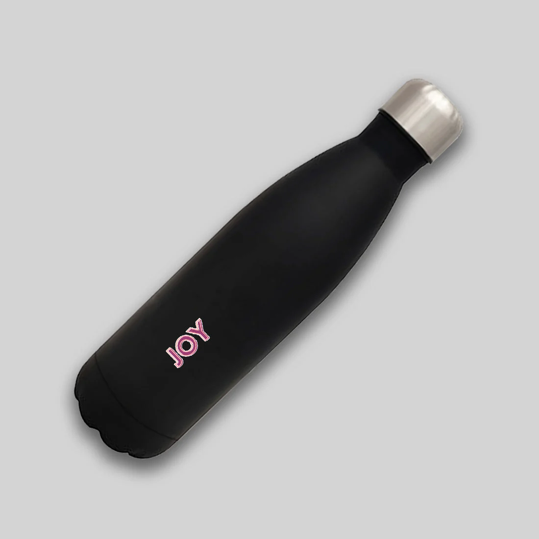 Custom Stainless Steel Water Bottle - Colored Name On Cola Shape Bottle 500ml - Set of 2 - Image 5