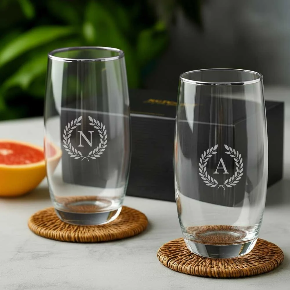 Custom Tall Glass – Engraved Drinking Glass for Gifts & Everyday Use - Image 2