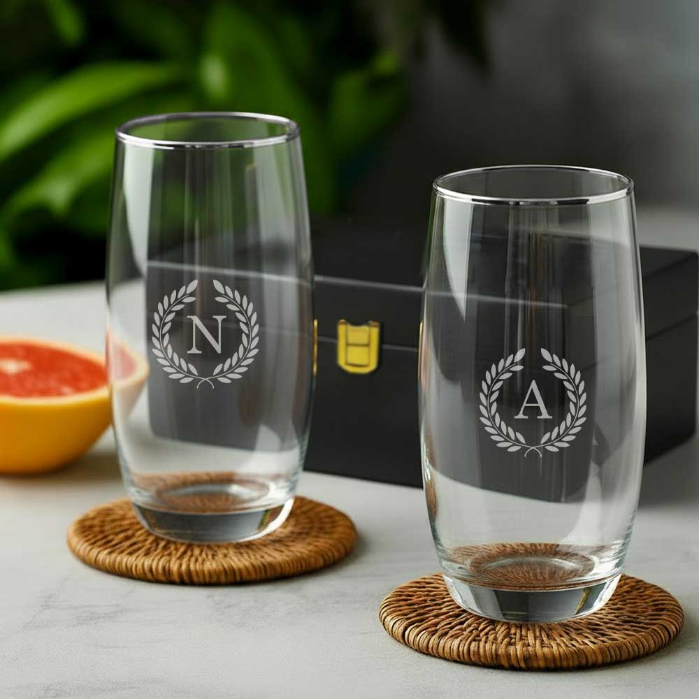 Custom Tall Glass – Engraved Drinking Glass for Gifts & Everyday Use - Image 3