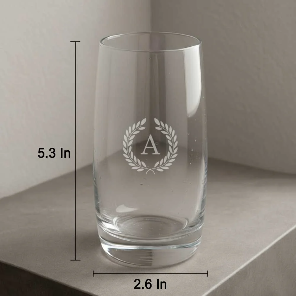 Custom Tall Glass – Engraved Drinking Glass for Gifts & Everyday Use - Image 4