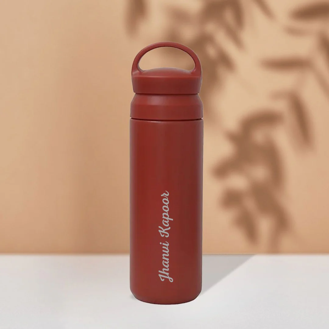 Custom Thermos Drink Bottle 500ml - Thermos Insulated Black Water Bottle 500ml - Image 13