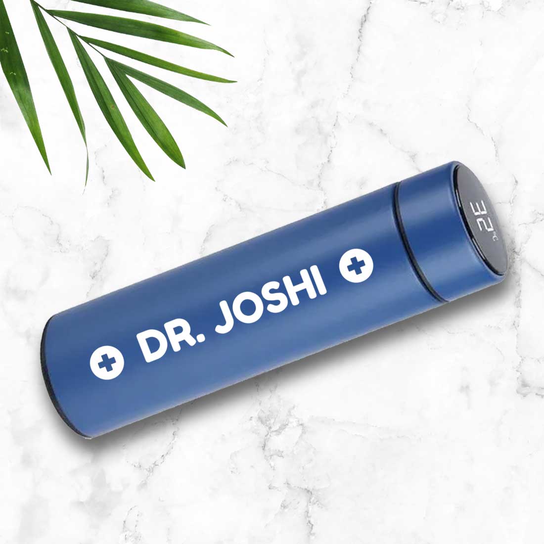 Customized Coffee Thermos Tumbler Flask Personalized Gift for Doctors With Temperature Display- DR - Image 15
