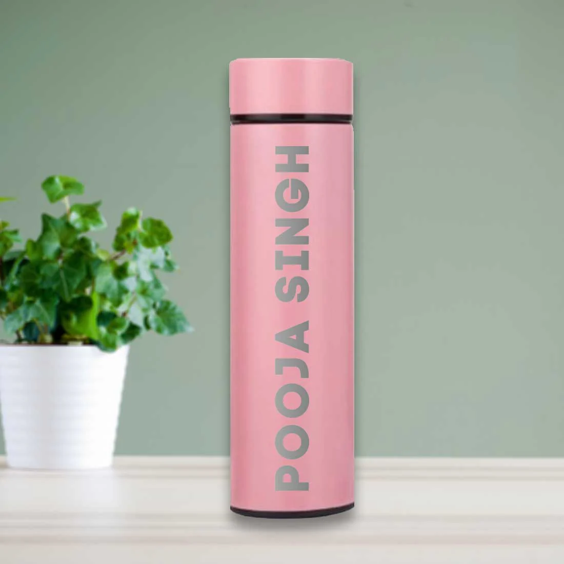 Custom Thermos Flask for Tea Coffee Travel Hot and Cold Drinks With Temperature Display - Image 3