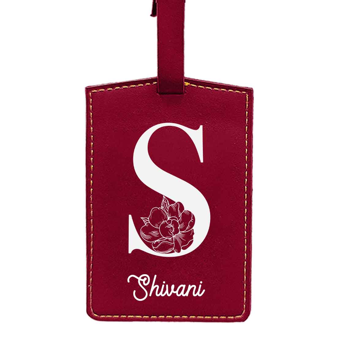 Custom Travel Bag Tags with Name and Initial Travel Tags for Luggage - ADD NAME - Image 10
