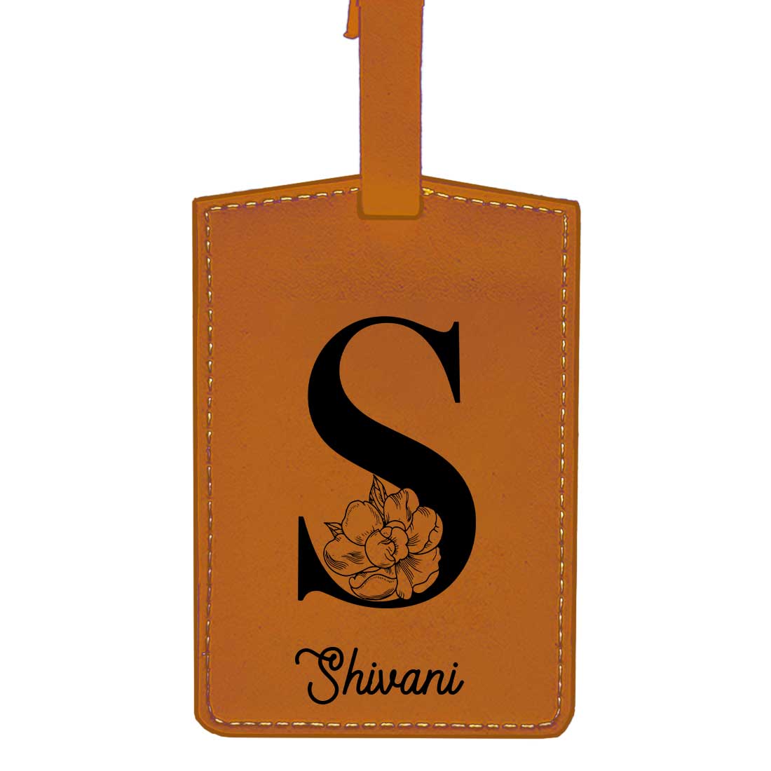 Custom Travel Bag Tags with Name and Initial Travel Tags for Luggage - ADD NAME - Image 11