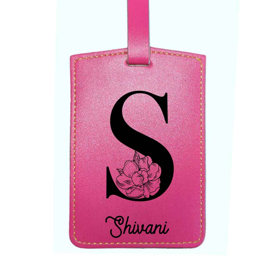 Custom Travel Bag Tags with Name and Initial Travel Tags for Luggage - ADD NAME - Image 15