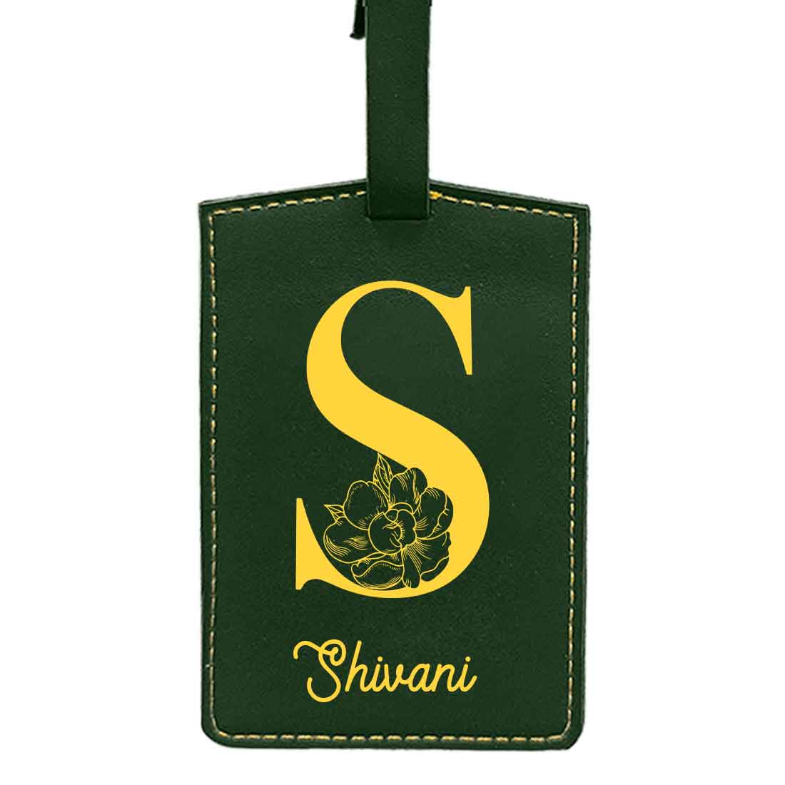 Custom Travel Bag Tags with Name and Initial Travel Tags for Luggage - ADD NAME - Image 8