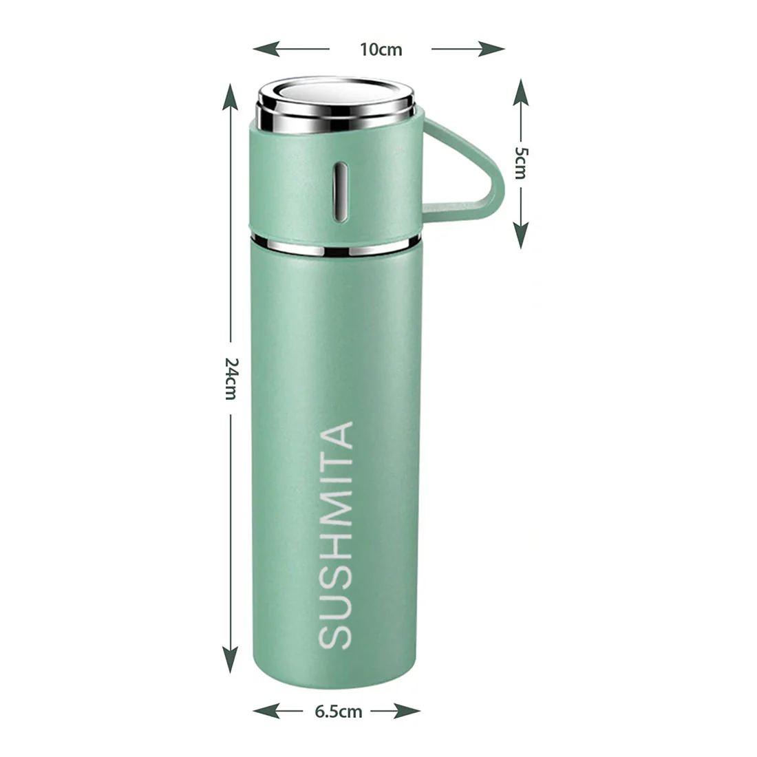 Custom Travel Mug Thermos With 2 Cups Gift Box Set - Add Name - Image 15