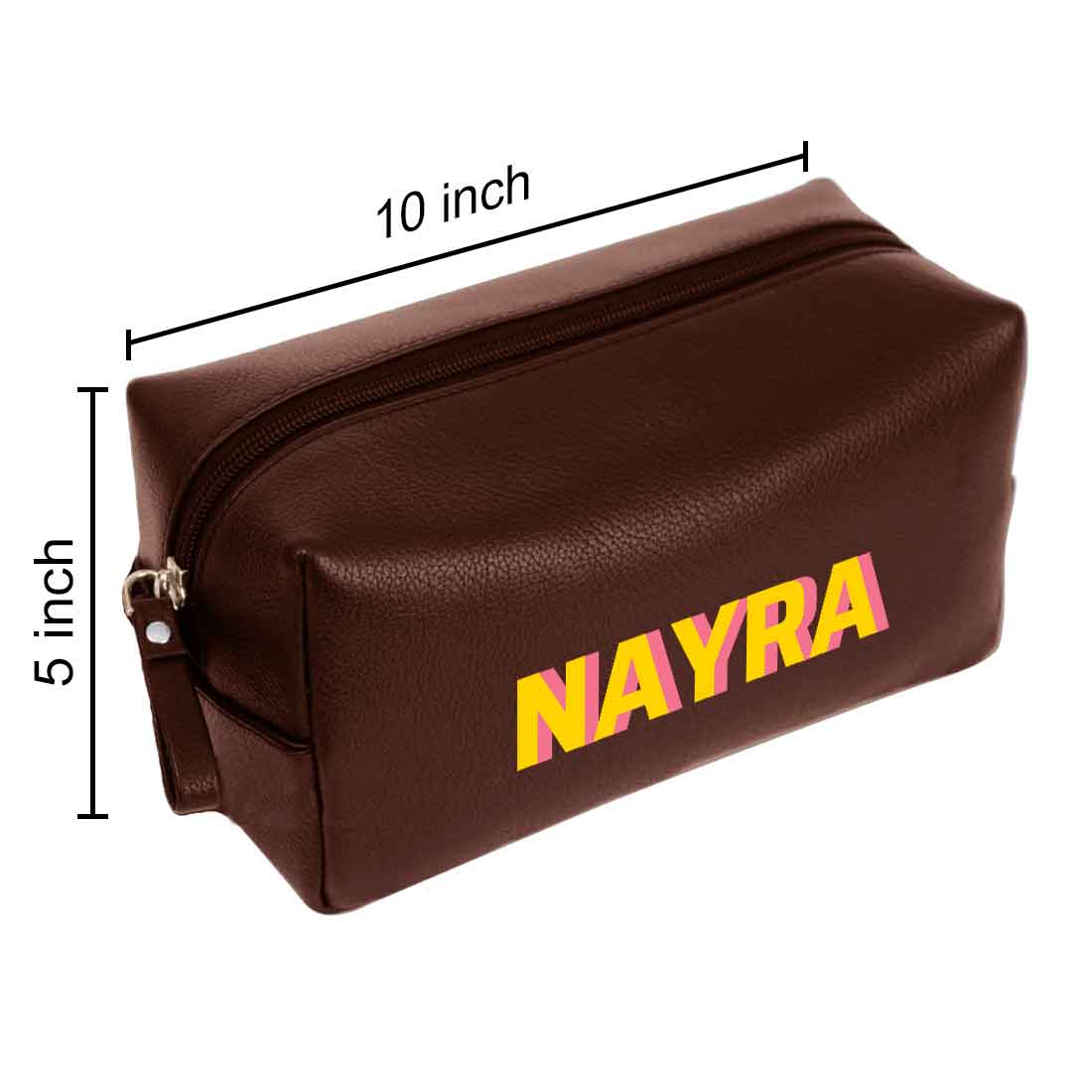 Custom Travel Pouch with Name - Premium Leather Travel Organizer - Image 9