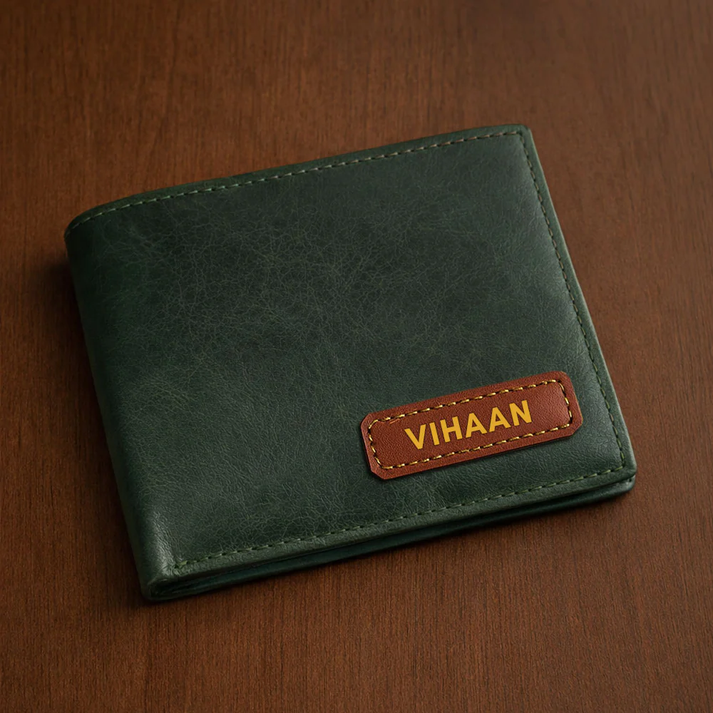 Custom Wallet for Men – Genuine Leather Premium Wallet with 9 Card Slots, Flip iCard Slot & 2 Cash Compartments - Image 11