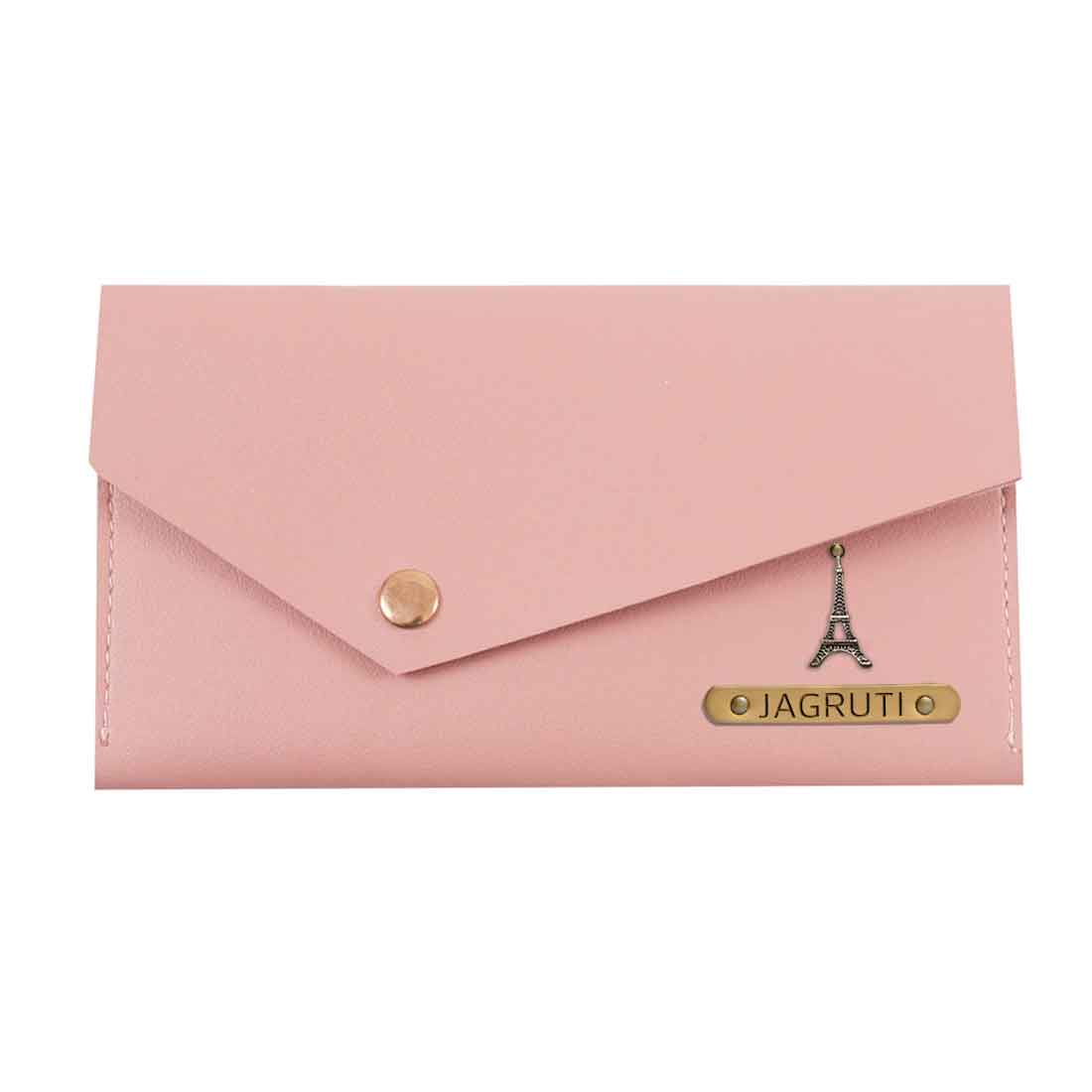 Custom Wallet for Women-Envelope Clutch with Charms - Image 37