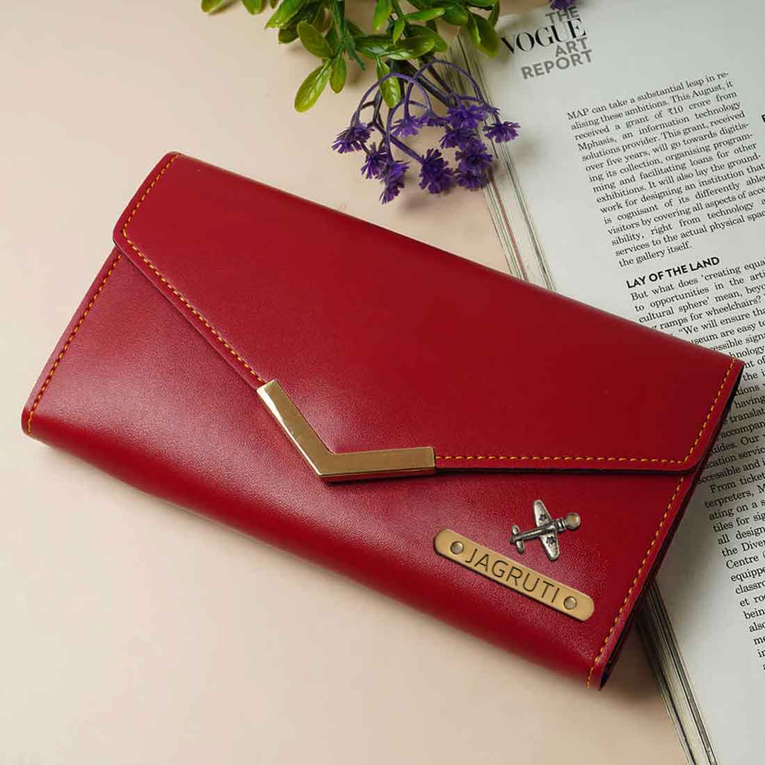Custom Wallet for Women with Charms-Personalized Clutch for Ladies - Image 11