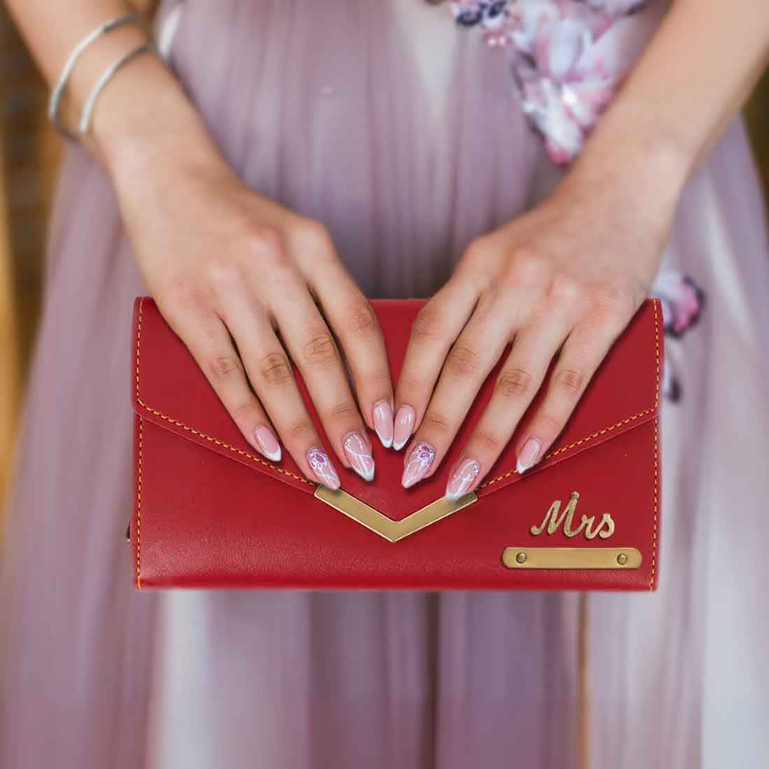 Custom Wallet for Women with Charms-Personalized Clutch for Ladies - Image 13