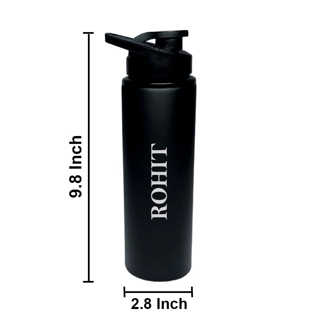 Custom Printed Sipper Bottles with Name Stainless Steel Personalized Bottle - Image 6