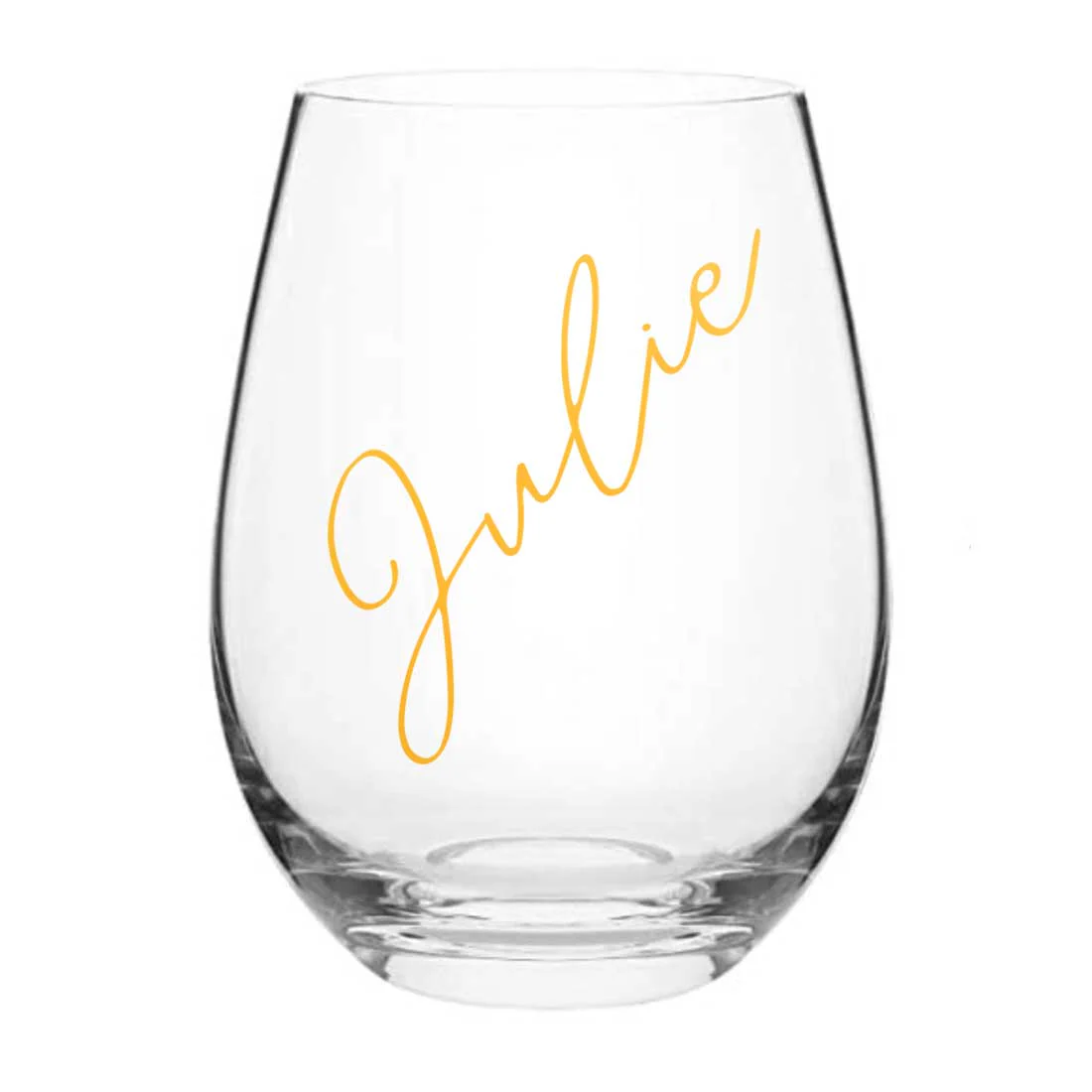 Custom Wine Glasses French Bistro Stemless Wine Glass Prosecco Gin Cocktail Glass - Design name - Image 3
