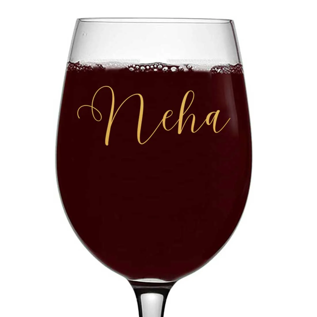 Logoed Wine Glasses Engraved Custom Drinkware Barware - Calligraphy - Image 3