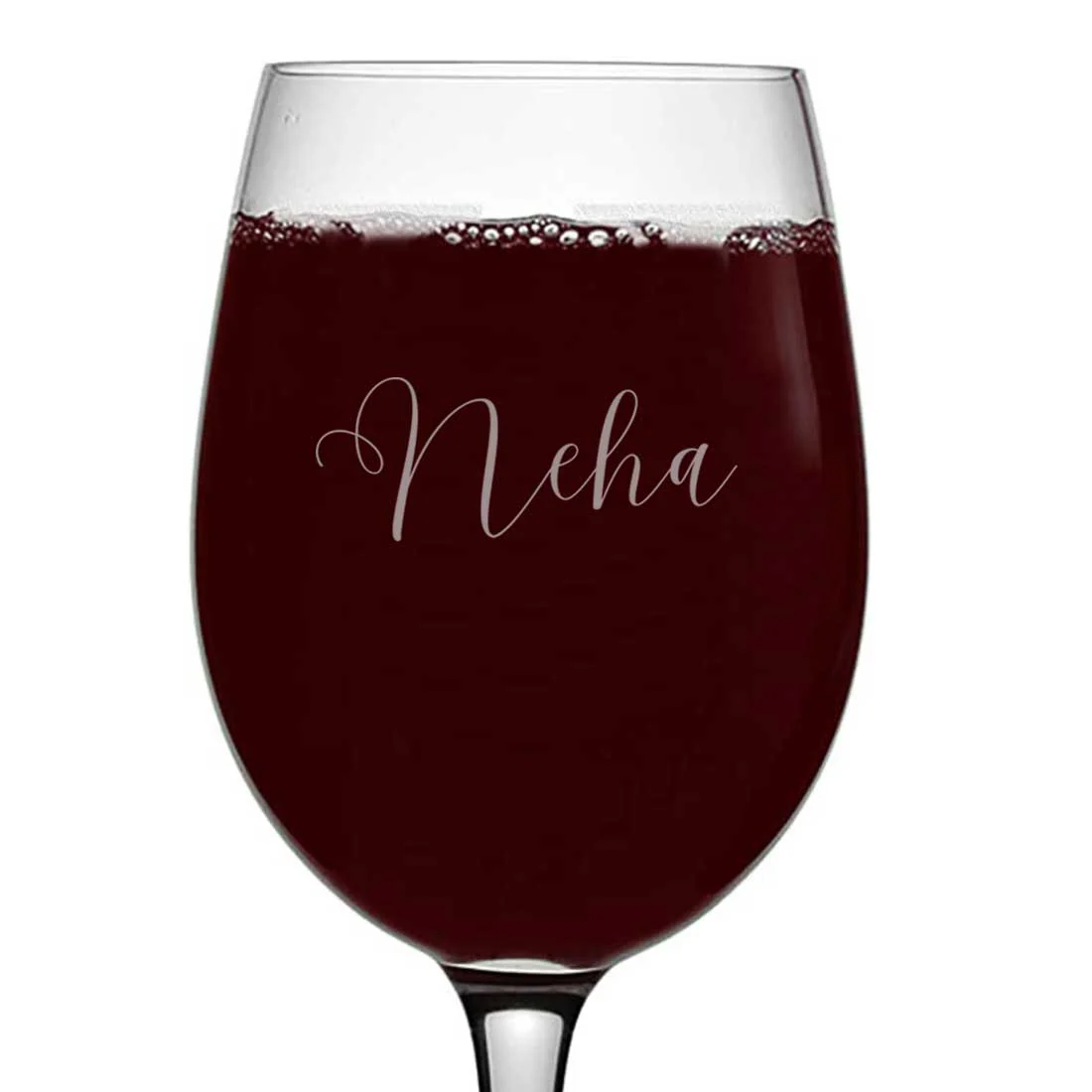 Logoed Wine Glasses Engraved Custom Drinkware Barware - Calligraphy - Image 8