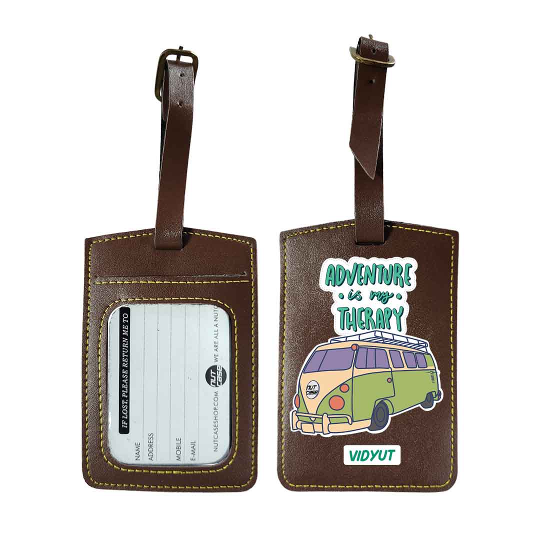 Customised Passport Holder Faux Leather Custom Covers for Passports-Adventure Therapy - Image 20