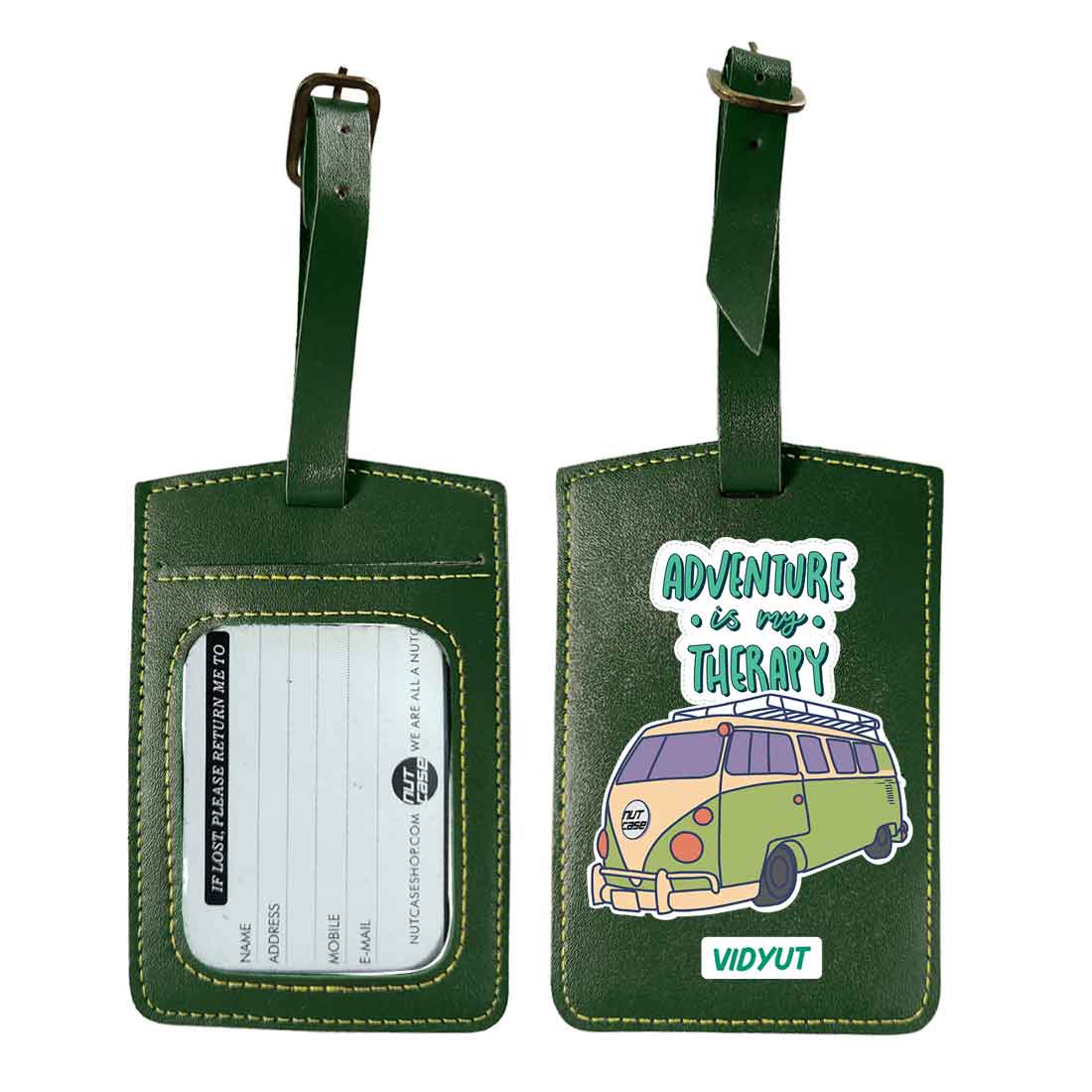 Customised Passport Holder Faux Leather Custom Covers for Passports-Adventure Therapy - Image 22