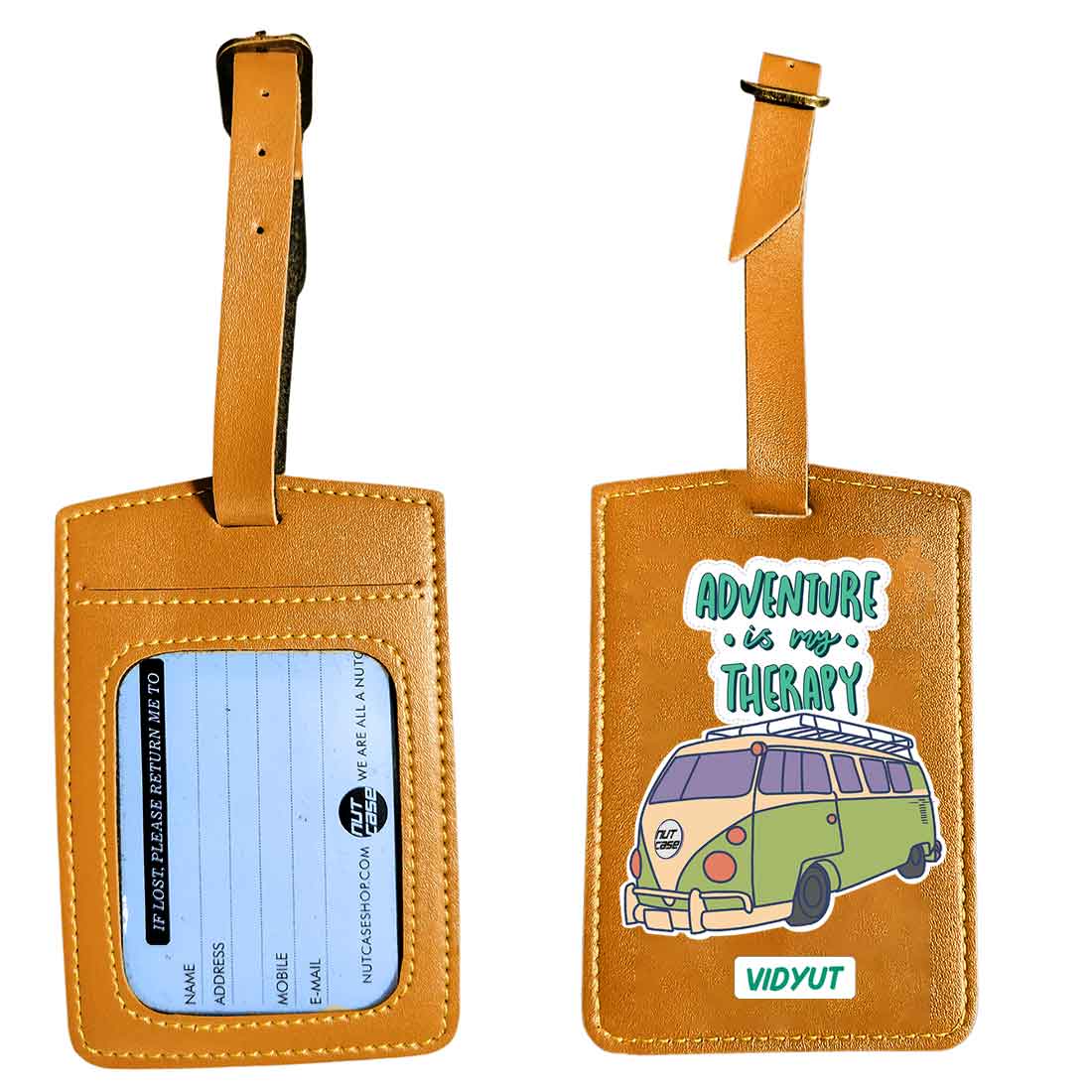 Customised Passport Holder Faux Leather Custom Covers for Passports-Adventure Therapy - Image 27