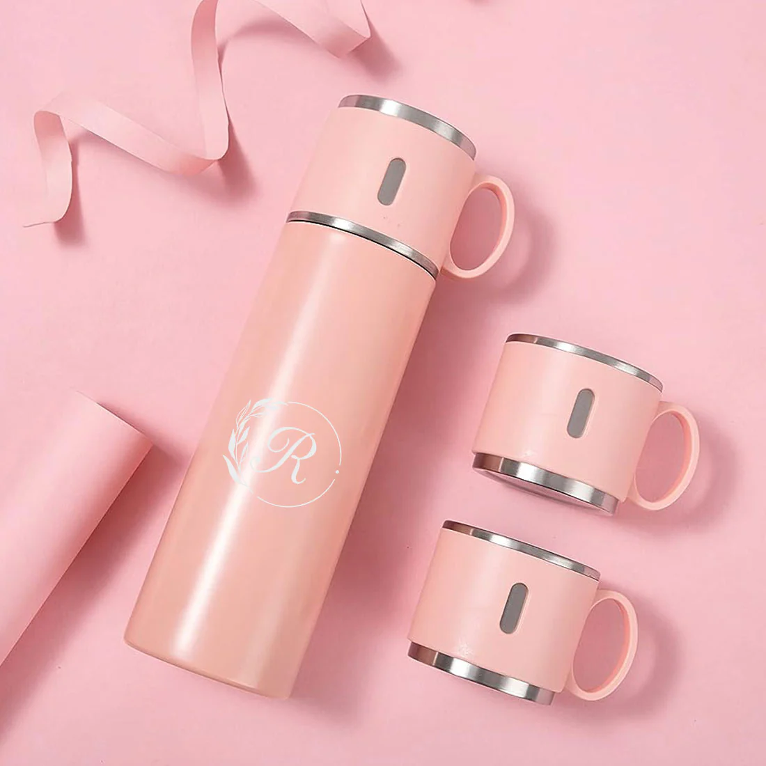 Customised Thermos Bottle With Cups Set for Travel Outdoor - Image 2