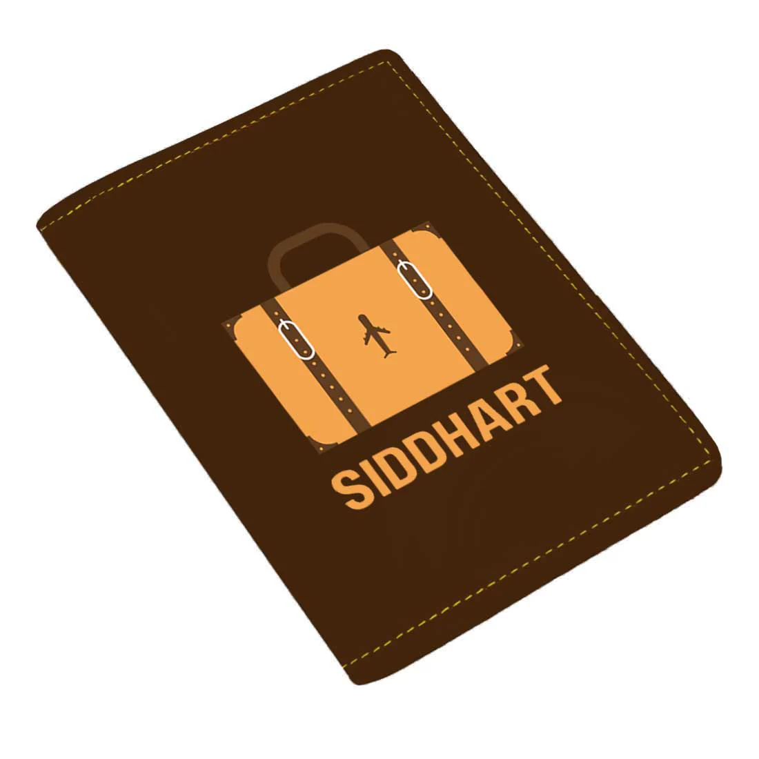 Customizable Passport Cover with Name Design PU Leather Passport Holder and Luggage Tag Set - Image 28