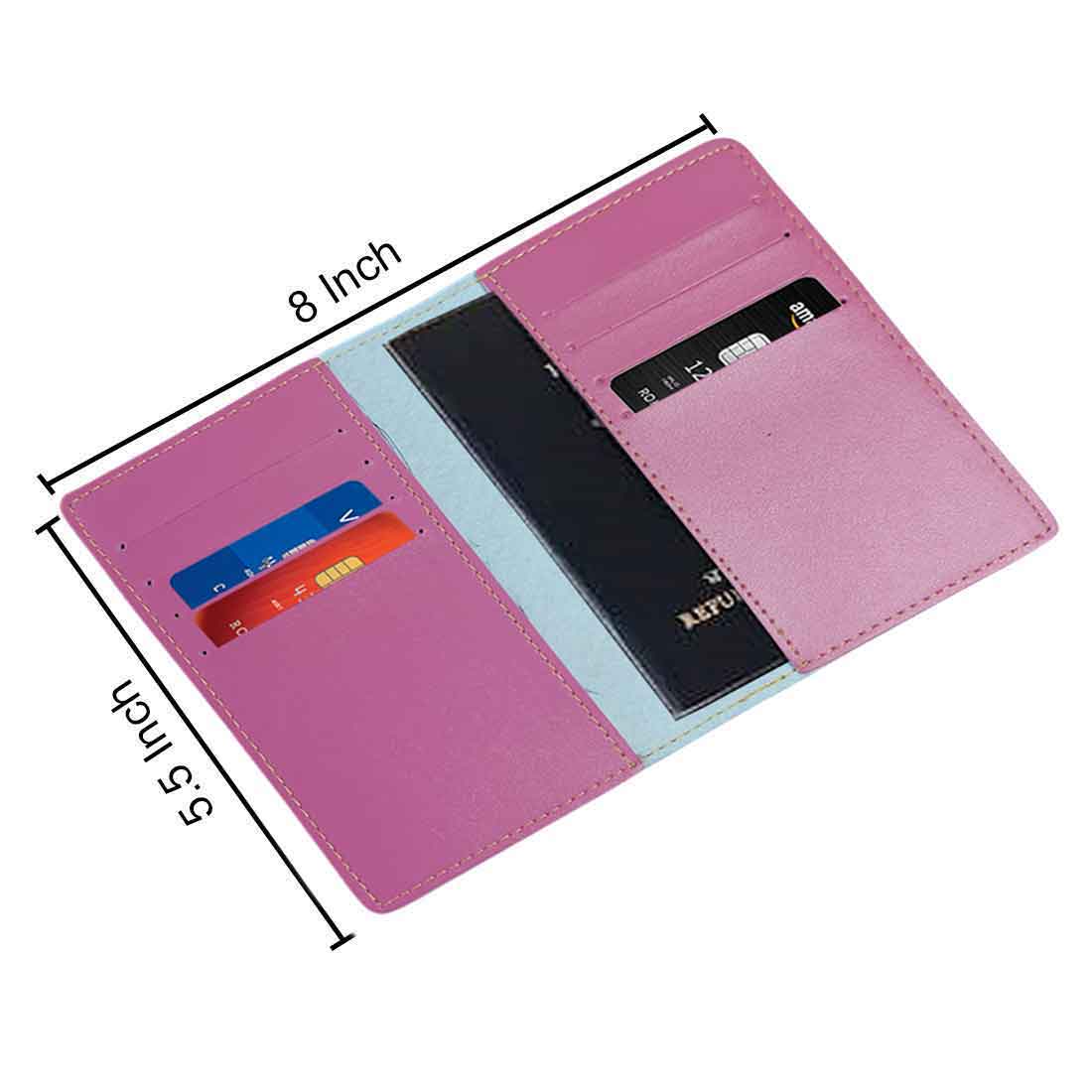 Customizable Passport Cover with Name Design PU Leather Passport Holder and Luggage Tag Set - Image 37