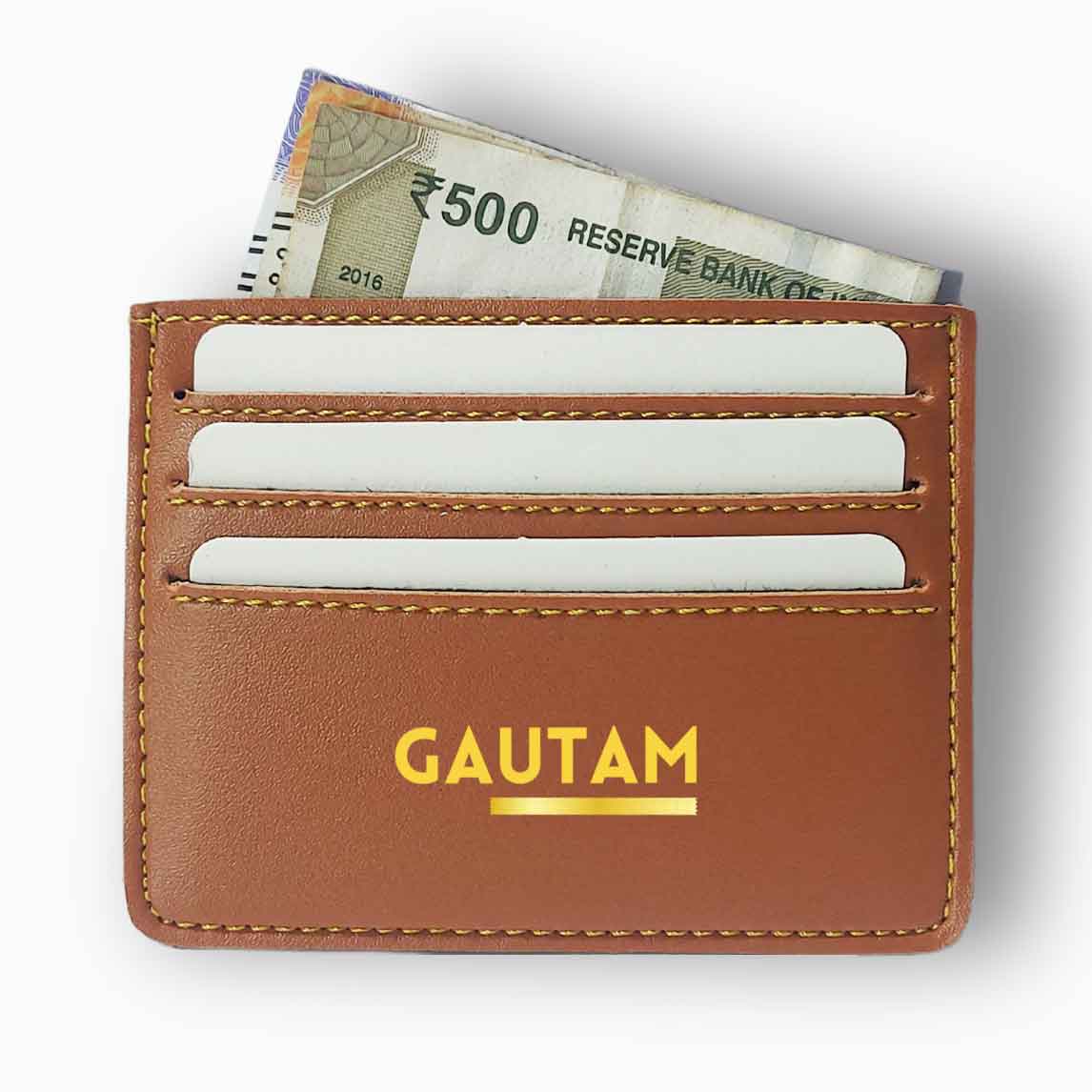 Customized ATM Card Holder for Men - Add Name - Image 4