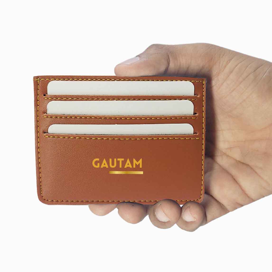 Customized ATM Card Holder for Men - Add Name - Image 5
