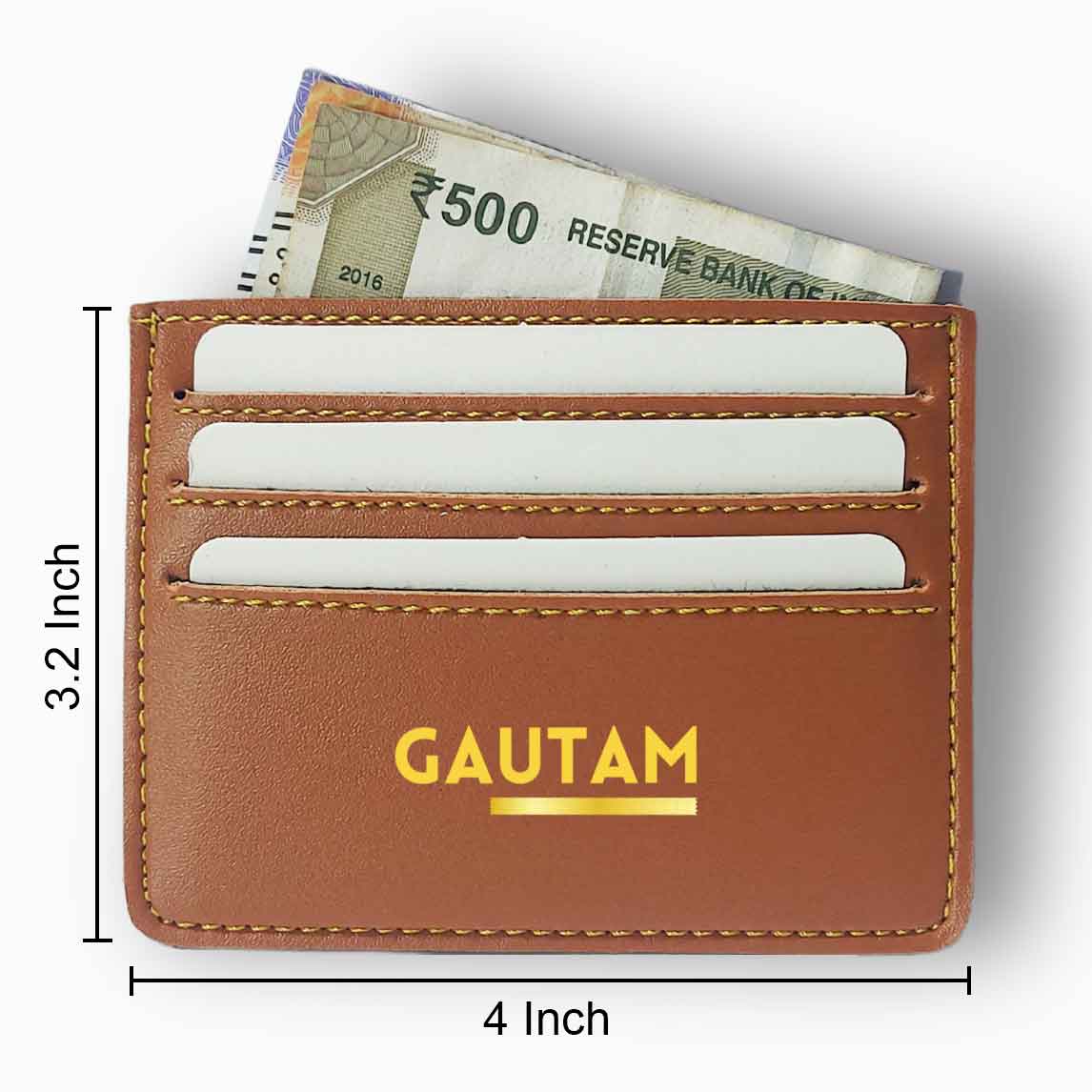 Customized ATM Card Holder for Men - Add Name - Image 6