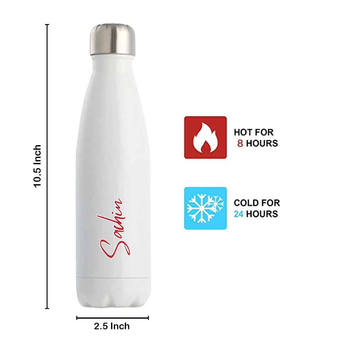 Customized Bottle with Name - Stainless Steel Insulated Cola Shape Water Bottle - Image 11