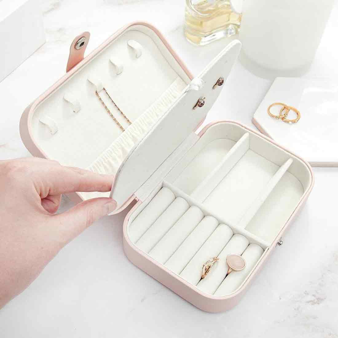 Customized Box Organizer for Jewelry Travelling Storage Case for Rings Earrings and Pendants - Floral Name - Image 3