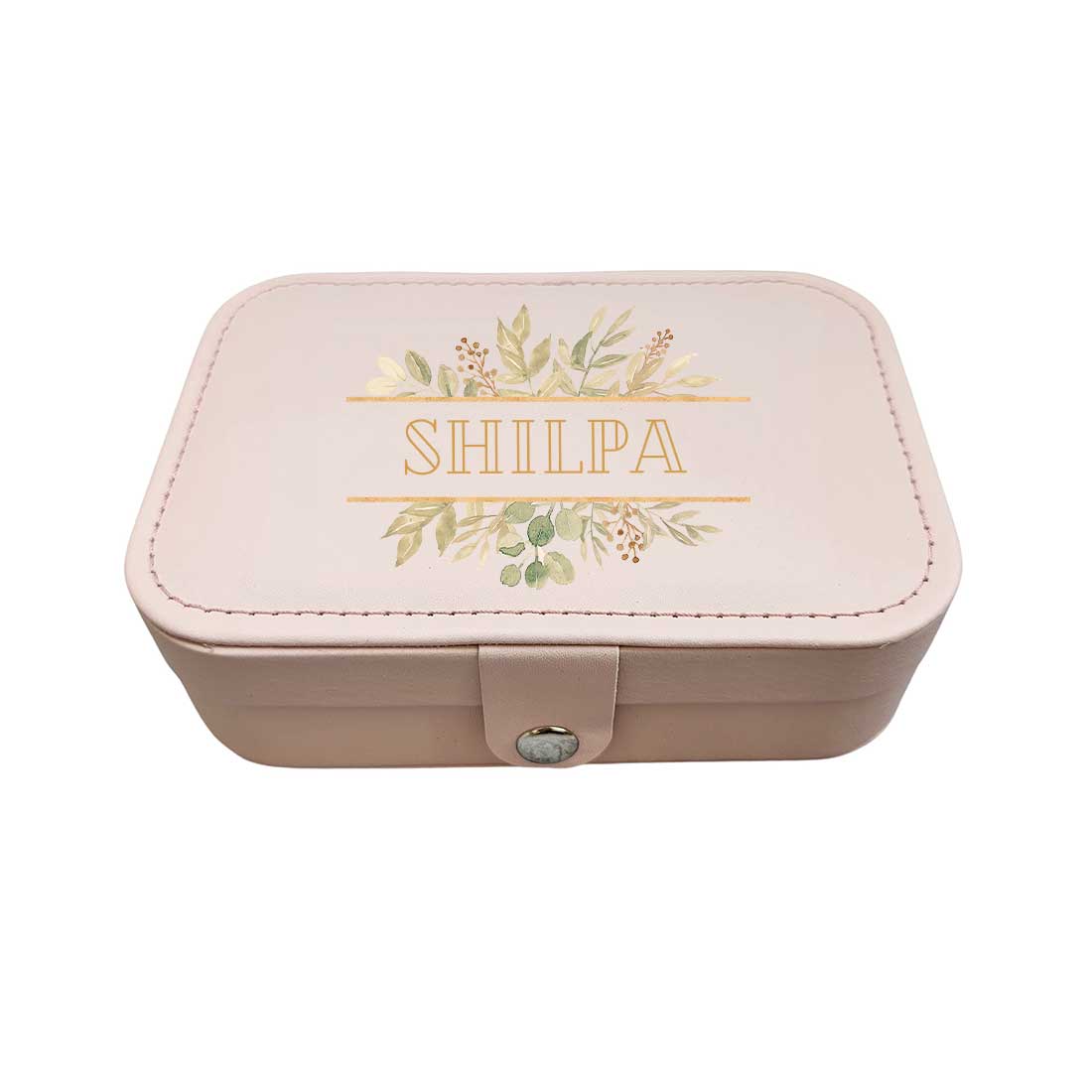 Customized Box Organizer for Jewelry Travelling Storage Case for Rings Earrings and Pendants - Floral Name - Image 7