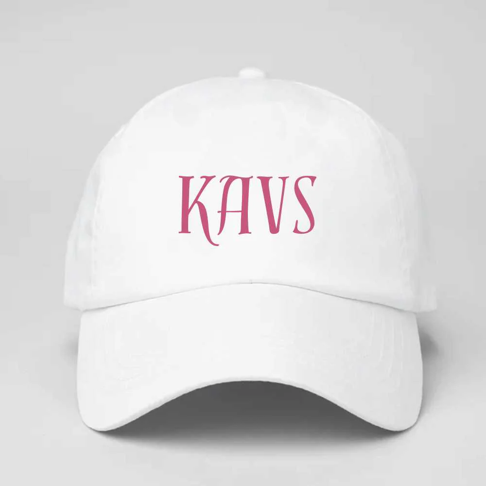 Customized Cap for Women White Caps with Name - Image 2