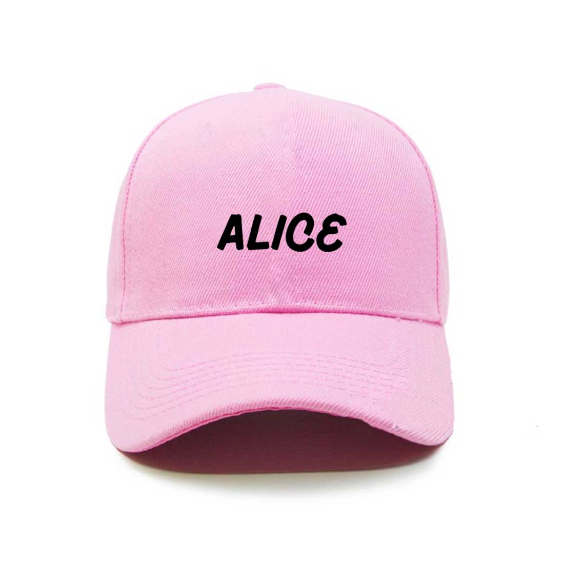 Customized Caps with Name for Women-Pink - Image 5