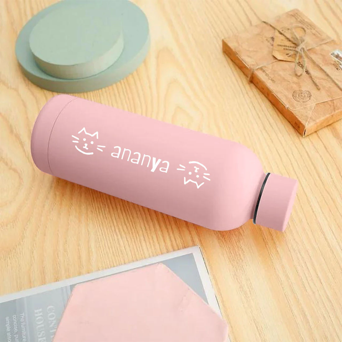 Personalized Children's Stainless Steel Water Bottle – 500ml Double Insulated, BPA-Free, Leakproof Thermos for School, Travel & Home - Image 9