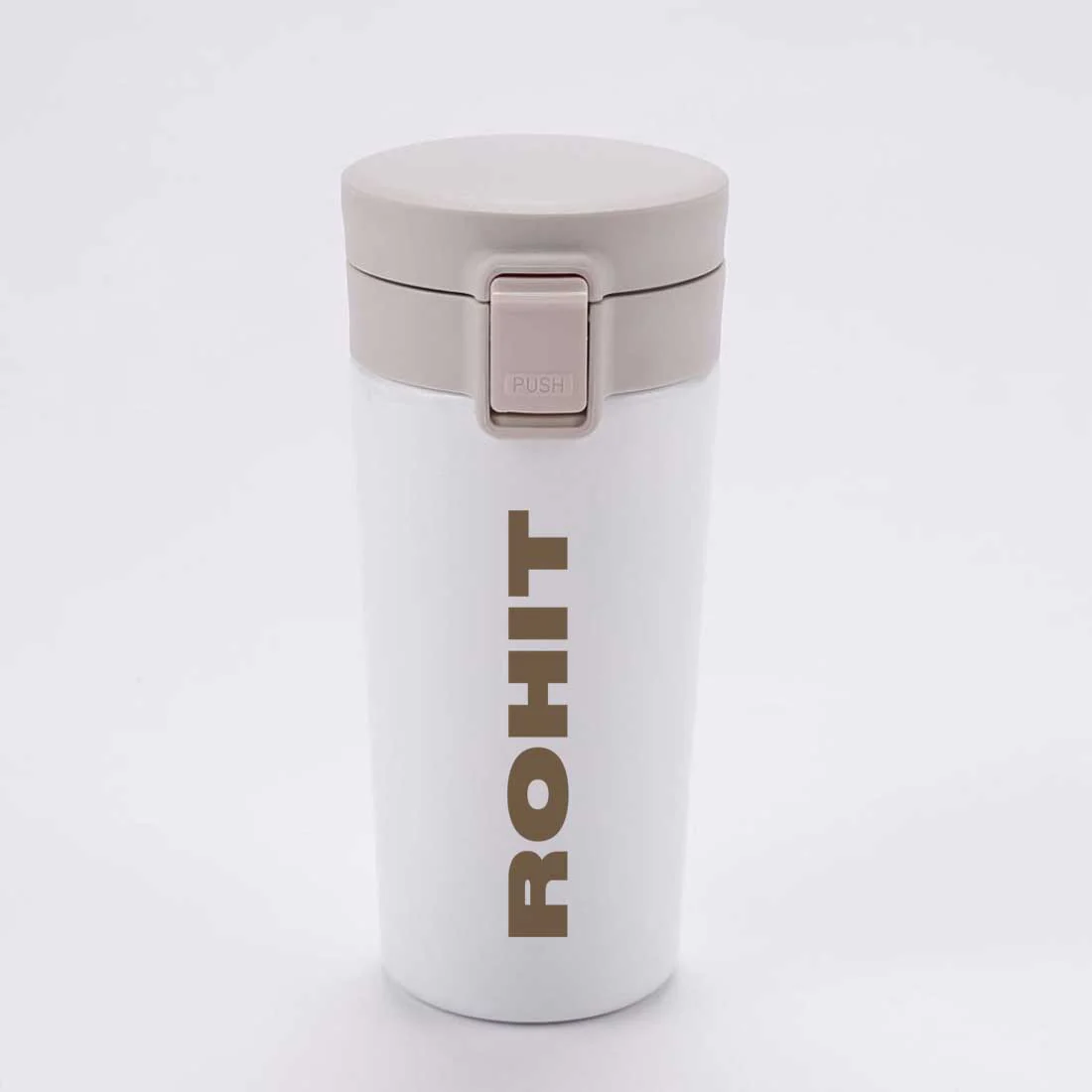 Customized Coffee Tumbler With Lid Travel Flask for Tea (380 ML) - Add Name - Image 7