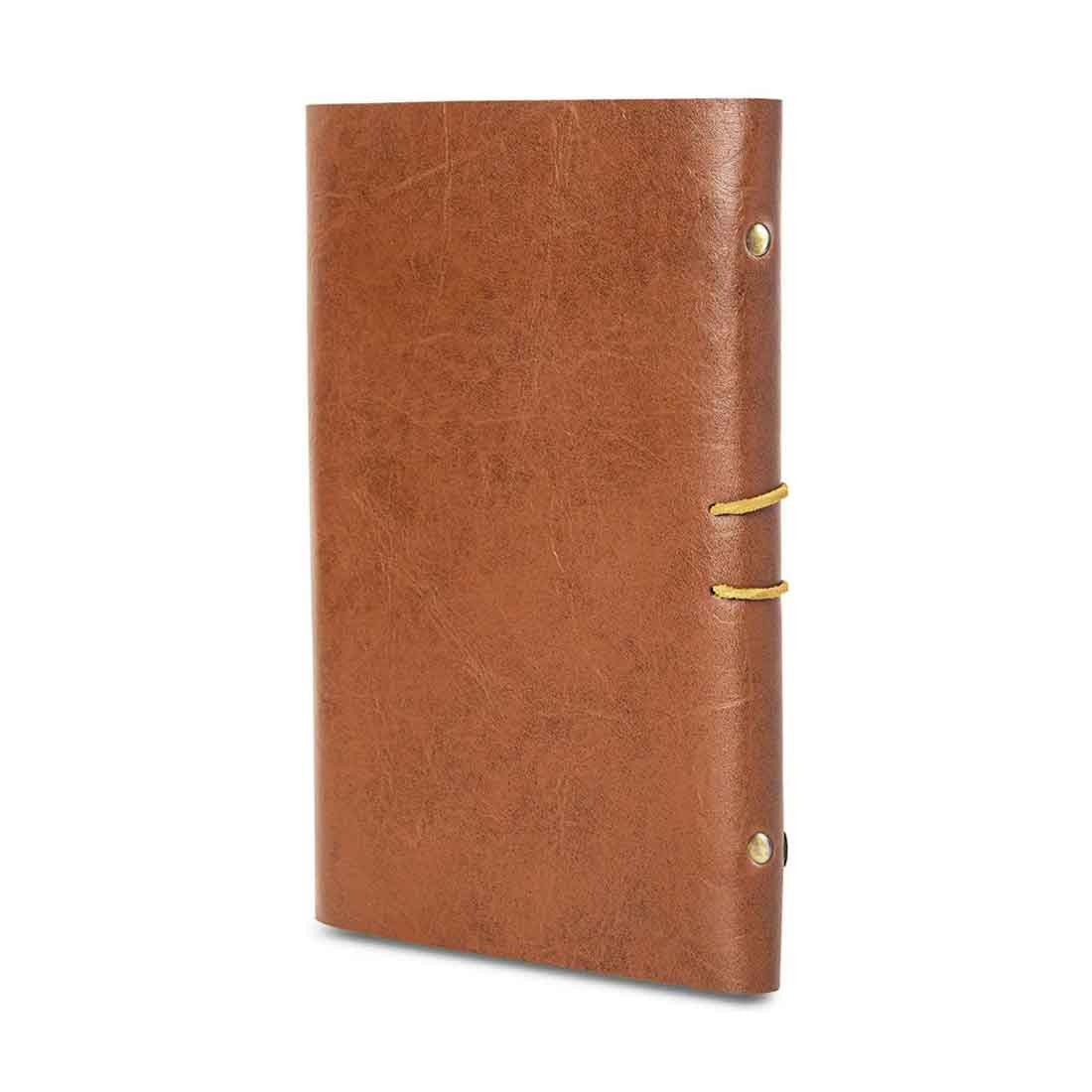 Customized Diary with Name and Charms Premium PU Leather Diaries and Brown Pen - Image 8