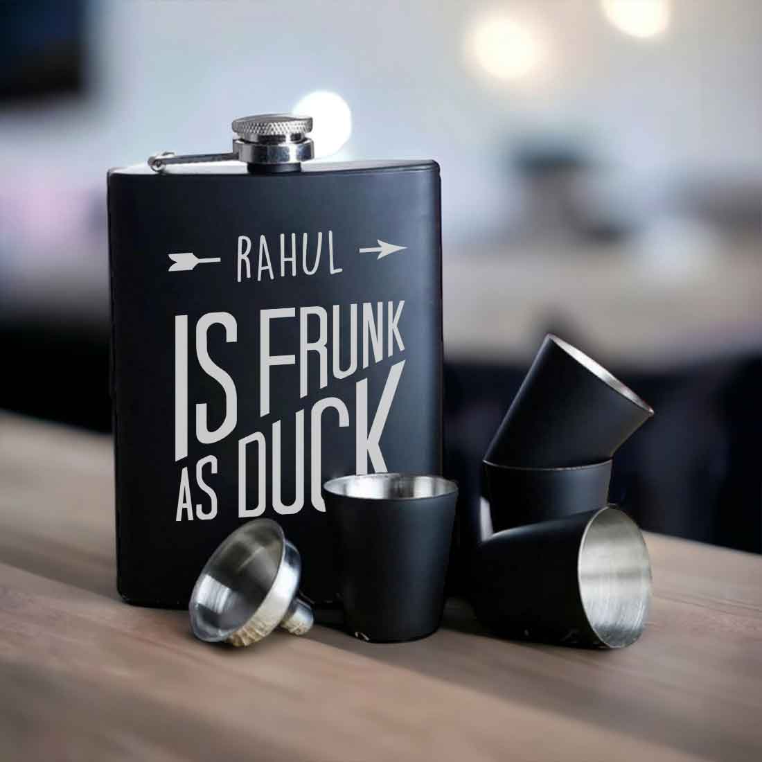 Custom Engraved Flask for Men with Funnel Anniversary Gift for Husband - Add Name - Image 8