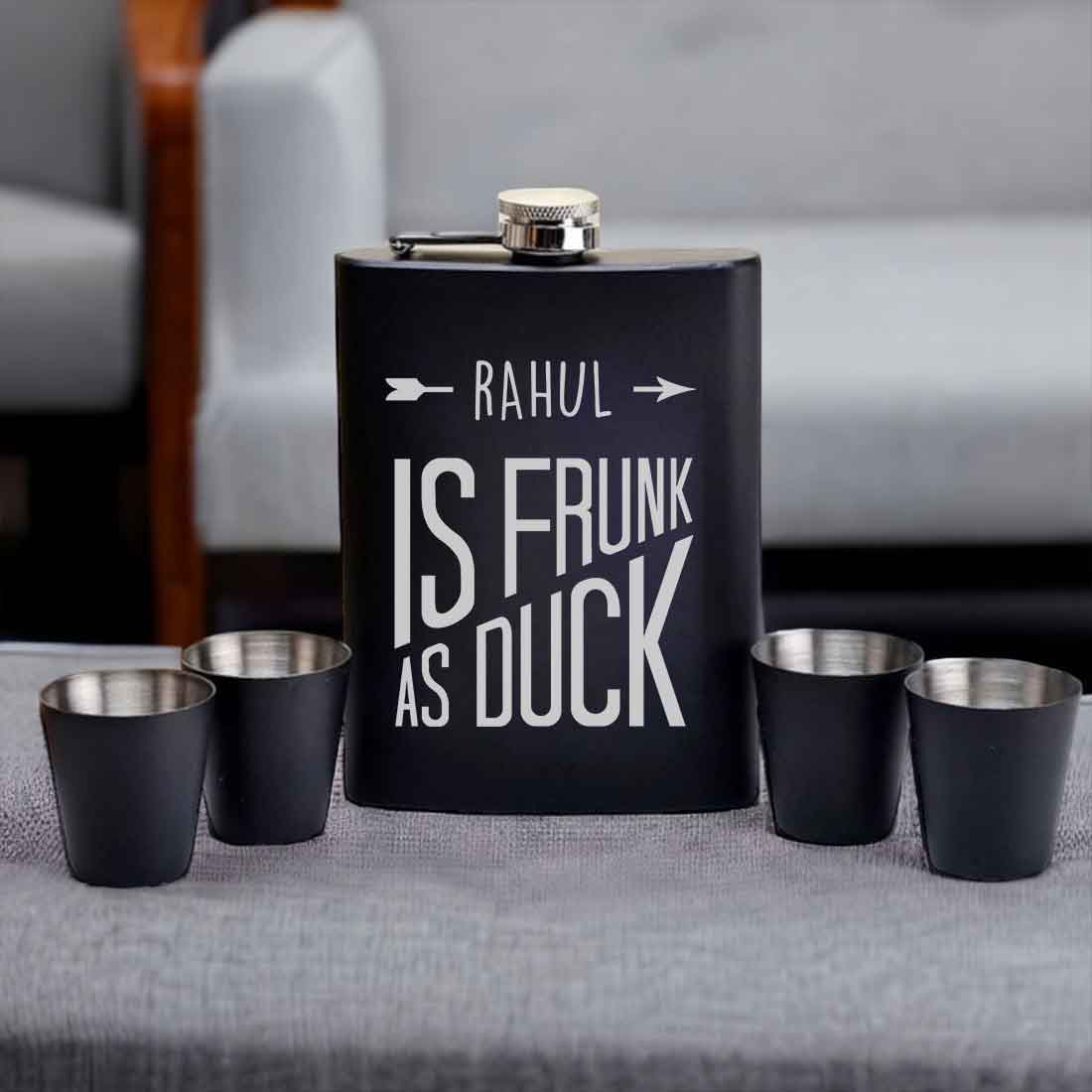 Custom Engraved Flask for Men with Funnel Anniversary Gift for Husband - Add Name - Image 9